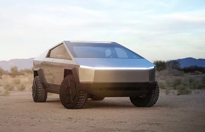 不提供颜色选择/2023年交付，特斯拉Cybertruck路试曝光